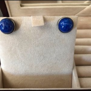 Vintage Stud Earrings - Sterling Silver (925); display case not included